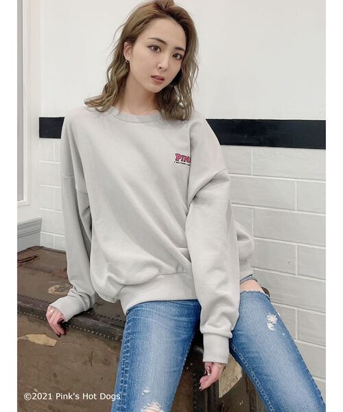 GYDA（ジェイダ）の「GYDA×PINKS USED プルオーバー（Tシャツ/カットソー・レディース・ライトグレー/ミント/マスタード・FREE）」の19枚目の写真