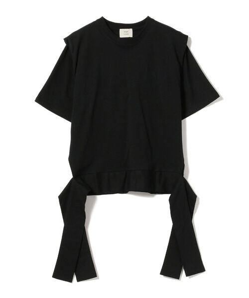 Ray BEAMS（レイビームス）の「FUMIE＝TANAKA × Ray BEAMS / 別注 クルーネック ハーフスリーブ Tシャツ（Tシャツ/カットソー・レディース・ホワイト/ブラック・ONE SIZE）」の8枚目の写真