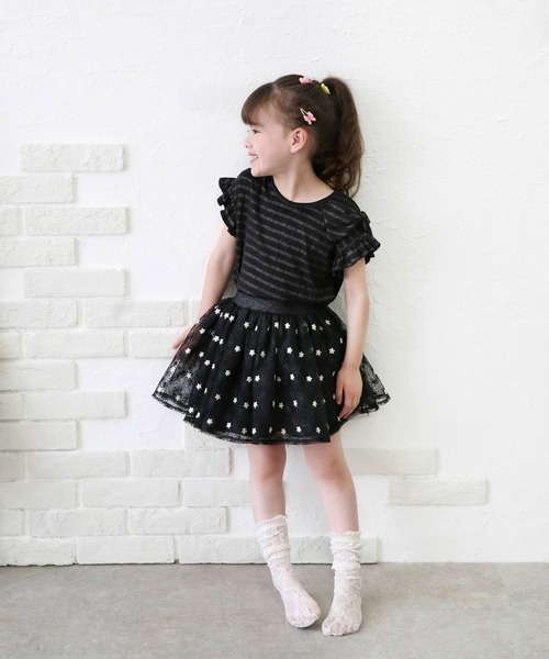 Rora（ローラ）の「メリア 総レース 靴下 ハイソックス (3colors)（ソックス/靴下・キッズ・ブラック/ホワイト/クリーム・FREE）」の15枚目の写真