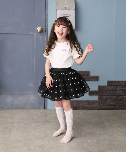 Rora（ローラ）の「メリア 総レース 靴下 ハイソックス (3colors)（ソックス/靴下・キッズ・ブラック/ホワイト/クリーム・FREE）」の13枚目の写真