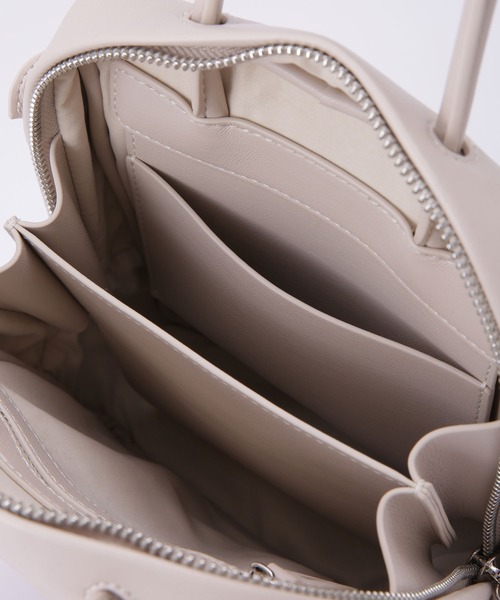 ADD CULUMN（アドカラム）の「ADD CULUMN/PUFF ショルダーバッグ（ショルダーバッグ・レディース・アイボリー/ブラック/ライトブルー・FREE）」の16枚目の写真