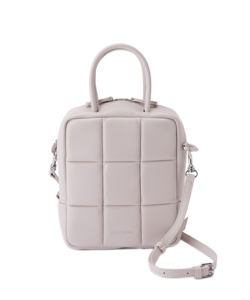 ADD CULUMN（アドカラム）の「ADD CULUMN/PUFF ショルダーバッグ（ショルダーバッグ・レディース・アイボリー/ブラック/ライトブルー・FREE）」の18枚目の写真