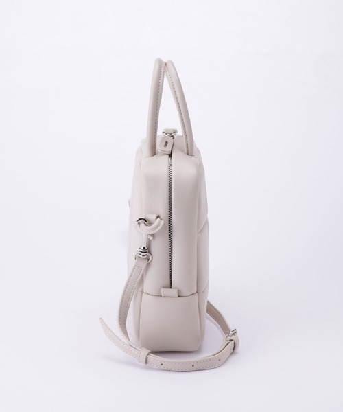 ADD CULUMN（アドカラム）の「ADD CULUMN/PUFF ショルダーバッグ（ショルダーバッグ・レディース・アイボリー/ブラック/ライトブルー・FREE）」の7枚目の写真