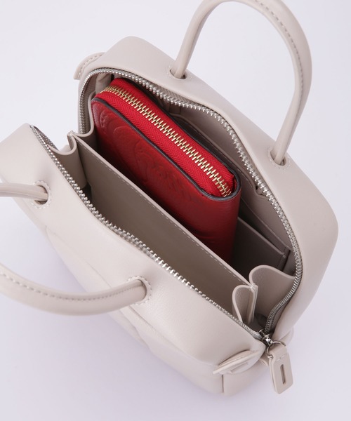 ADD CULUMN（アドカラム）の「ADD CULUMN/PUFF ショルダーバッグ（ショルダーバッグ・レディース・アイボリー/ブラック/ライトブルー・FREE）」の15枚目の写真