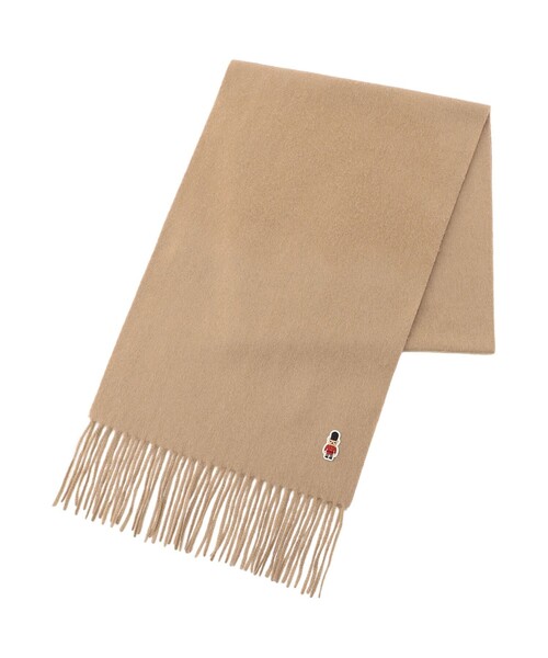 MACKINTOSH PHILOSOPHY（ﾏｯｷﾝﾄｯｼｭ ﾌｨﾛｿﾌｨｰ）の「【店舗限定】バッキンガムベア　カシミヤマフラー（マフラー・レディース・ベージュ/ホワイト系その他/ダークネイビー/レッド系その他2・FREE）」の13枚目の写真