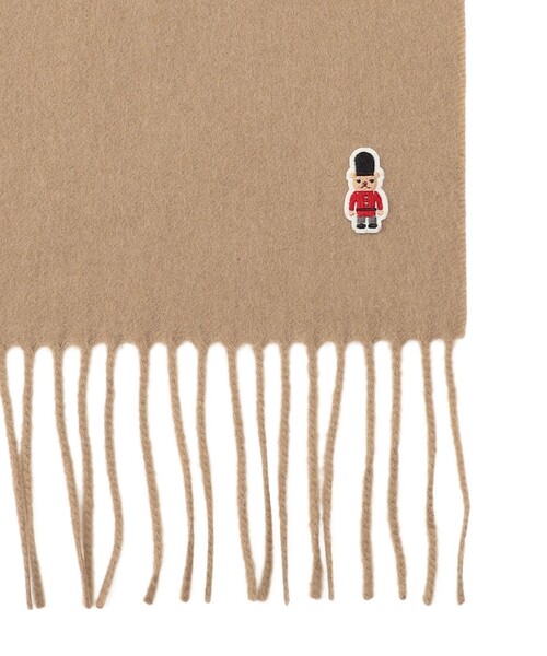 MACKINTOSH PHILOSOPHY（ﾏｯｷﾝﾄｯｼｭ ﾌｨﾛｿﾌｨｰ）の「【店舗限定】バッキンガムベア　カシミヤマフラー（マフラー・レディース・ベージュ/ホワイト系その他/ダークネイビー/レッド系その他2・FREE）」の10枚目の写真