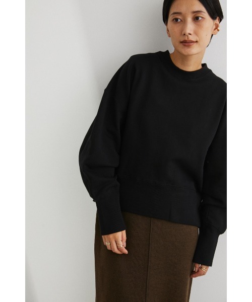 STYLEMIXER(スタイルミキサー)の「ロングリブ裏起毛スウェットトップ(スウェット・レディース・グリーン/ブラック/グレー/ホワイト・FREE)」の19枚目の写真