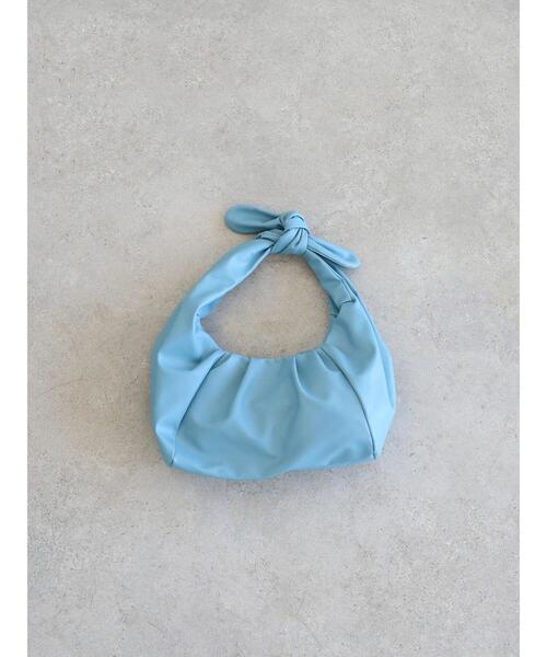 AMERICAN HOLIC(アメリカンホリック)の「ギャザーリボン結びハンドルバッグ(ハンドバッグ・レディース・ブラック/ブルー/グリーン/アイボリー・FREE)」の21枚目の写真