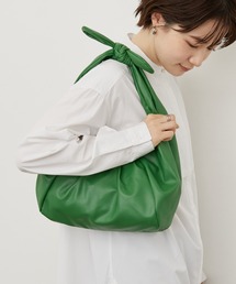 AMERICAN HOLIC | ギャザーリボン結びハンドルバッグ(ハンドバッグ)