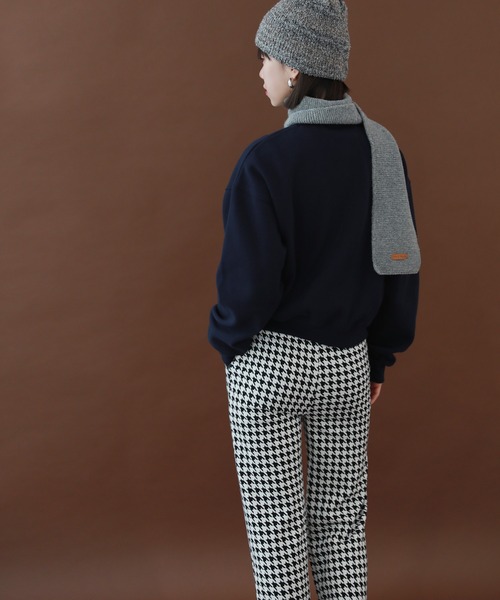 by muni:r(バイ ムニール)の「カラーミックスビーニー(ニットキャップ/ビーニー・レディース・ブラウン/グレー/ブルー/ベージュ系その他・ONE SIZE)」の10枚目の写真