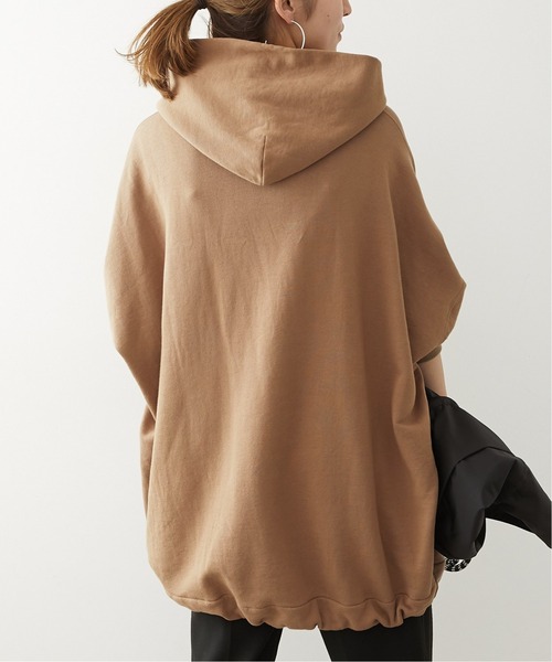 FRAMeWORK（フレームワーク）の「スウェットフードポンチョ◆（パーカー・レディース・チャコールグレー/ベージュ/キャメル・FREE）」の18枚目の写真