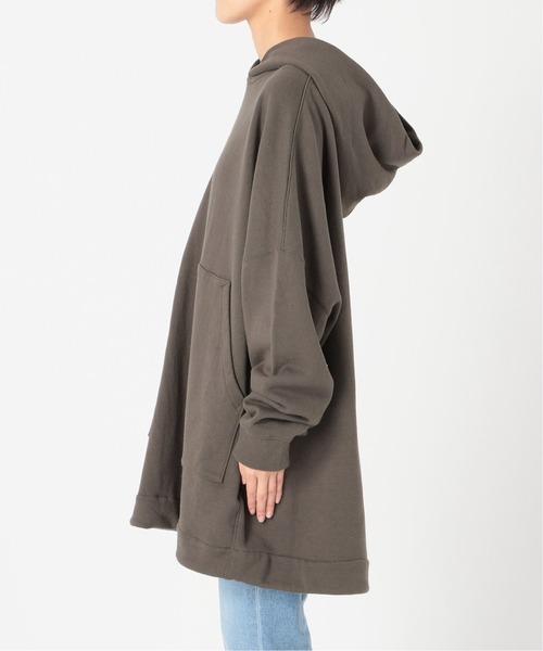 FRAMeWORK（フレームワーク）の「スウェットフードポンチョ◆（パーカー・レディース・チャコールグレー/ベージュ/キャメル・FREE）」の14枚目の写真
