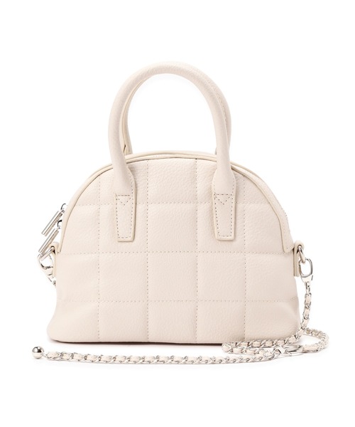 FREE'S MART（フリーズマート）の「◇ボストンチェーンショルダーバッグ（ショルダーバッグ・レディース・ホワイト/ブラック/ダークネイビー・ﾌﾘ-）」の7枚目の写真