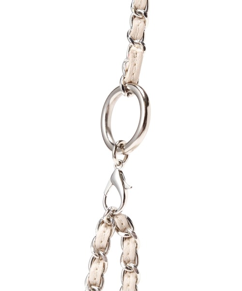 FREE'S MART（フリーズマート）の「◇ボストンチェーンショルダーバッグ（ショルダーバッグ・レディース・ホワイト/ブラック/ダークネイビー・ﾌﾘ-）」の10枚目の写真