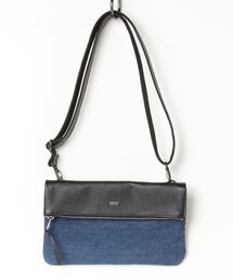 ファブリック×レザー2WAYサコッシュ Fabric × Leather 2Wayミニショルダー (dcd-01144X)