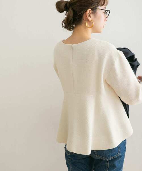 URBAN RESEARCH(アーバンリサーチ)の「ツイードフレアプルオーバー(Tシャツ/カットソー・レディース・ブラック/ネイビー/ホワイト系その他・FREE)」の10枚目の写真