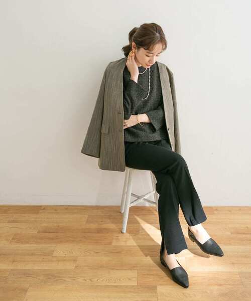 URBAN RESEARCH(アーバンリサーチ)の「ツイードフレアプルオーバー(Tシャツ/カットソー・レディース・ブラック/ネイビー/ホワイト系その他・FREE)」の16枚目の写真