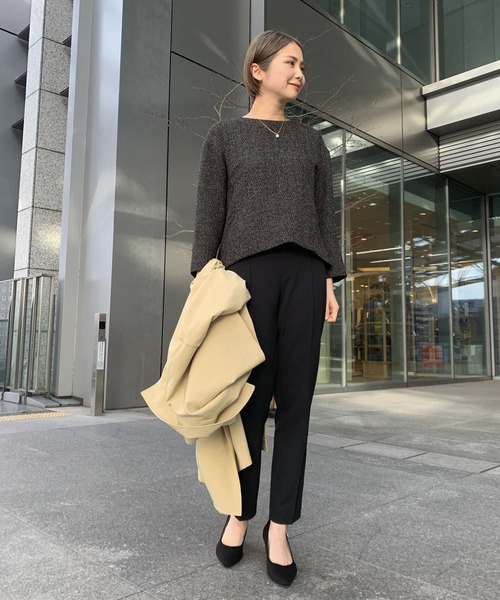 URBAN RESEARCH(アーバンリサーチ)の「ツイードフレアプルオーバー(Tシャツ/カットソー・レディース・ブラック/ネイビー/ホワイト系その他・FREE)」の17枚目の写真