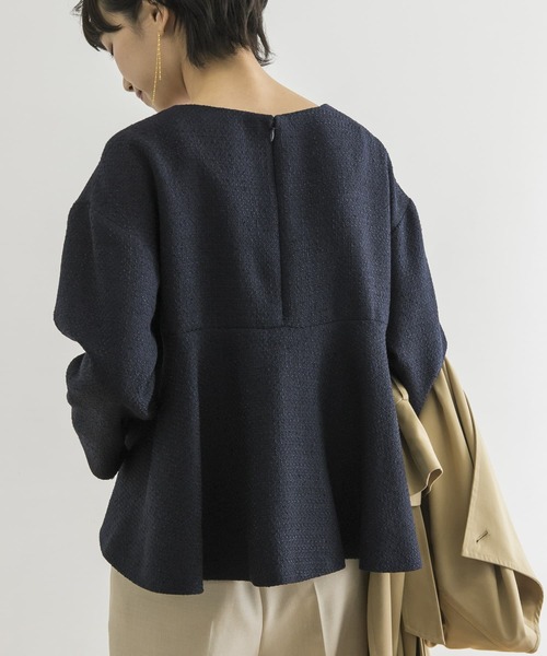 URBAN RESEARCH(アーバンリサーチ)の「ツイードフレアプルオーバー(Tシャツ/カットソー・レディース・ブラック/ネイビー/ホワイト系その他・FREE)」の18枚目の写真