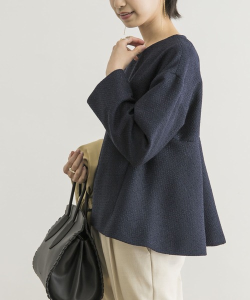 URBAN RESEARCH(アーバンリサーチ)の「ツイードフレアプルオーバー(Tシャツ/カットソー・レディース・ブラック/ネイビー/ホワイト系その他・FREE)」の20枚目の写真