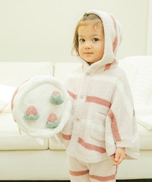 gelato pique（ジェラートピケ）の「【BABY】ベビモコマルチボーダーポンチョ（その他ベビーウェア・キッズ）」