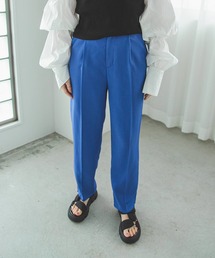 タックセンタープレスワイドパンツ