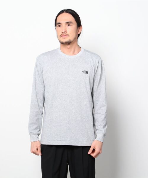 THE NORTH FACE(ザノースフェイス)の「THE NORTH FACE L/S BACK SQUARE LOGO TEE / ザ ノース フェイス ロングスリーブ バック スクエア ロゴ ティー(Tシャツ/カットソー・メンズ・ホワイト/ブラック/ネイビー/グレー・M/L/XL/S)」の12枚目の写真