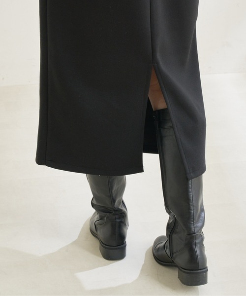 natural couture（ナチュラルクチュール）の「カットポンチVネックワンピース（ワンピース・レディース・アイボリー/ブラック/モカ・FREE）」の9枚目の写真