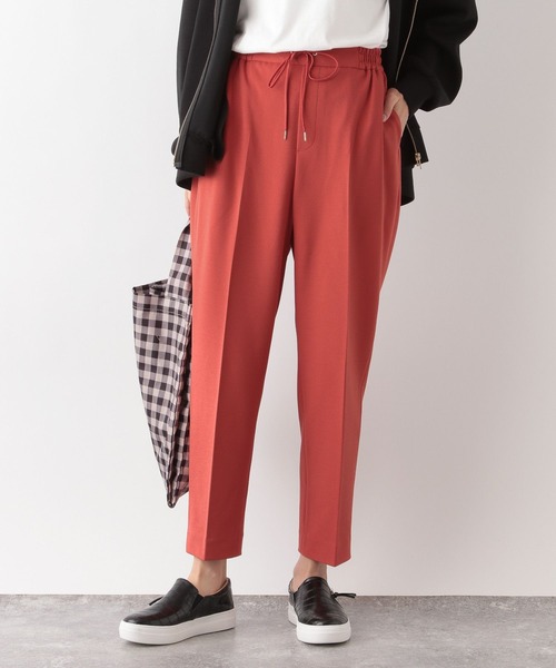 GLOBAL WORK（グローバルワーク）の「スゴラクカットイージーパンツ/262002（スラックス・レディース・グリーン/ブラウン系その他6/イエロー系その他4/オレンジ系その他6/ブラック/グリーン系その他6/ダークグレー/オレンジ系その他3/グリーン系その他7/ピンク/ネイビー・MEDIUM/LARGE）」の11枚目の写真