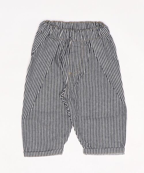 Life Support Products（ライフサポートプロダクツ）の「【コットンUSA】ビッグポケットデニムパンツ（80～160cm）（デニムパンツ・キッズ・ネイビー/ストライプ/キナリ・90/100/110/120/80/130/95/140/150/160）」の9枚目の写真