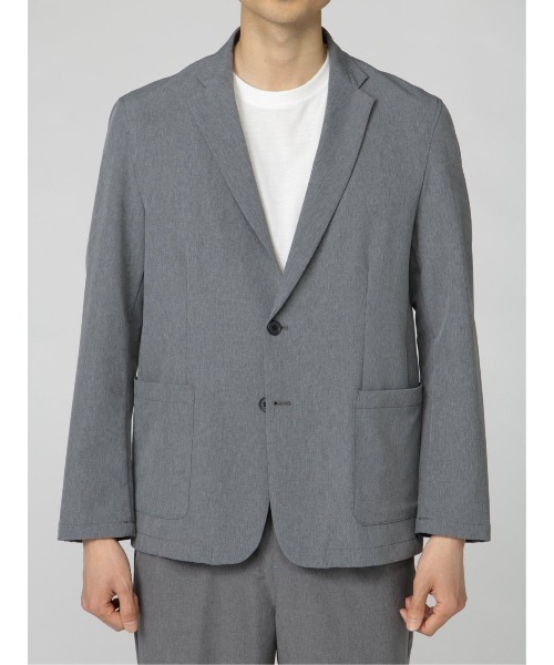 semantic design（セマンティックデザイン）の「セマンティックデザイン アクティブストレッチ 2ボタンジャケット (セットアップ可能)（セットアップ・メンズ・ブラック/グレー系その他2・MEDIUM/LARGE）」の15枚目の写真