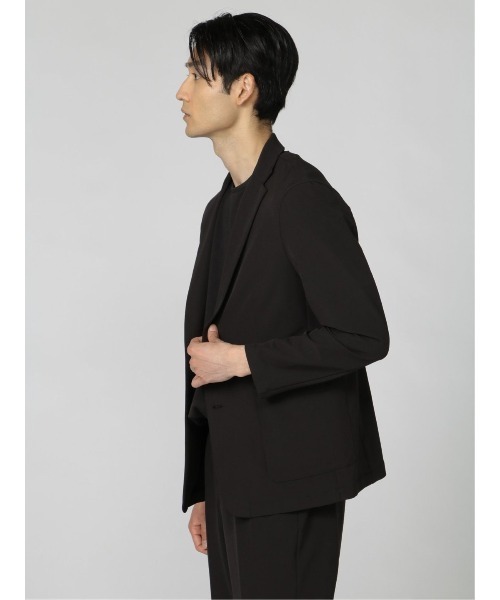 semantic design（セマンティックデザイン）の「セマンティックデザイン アクティブストレッチ 2ボタンジャケット (セットアップ可能)（セットアップ・メンズ・ブラック/グレー系その他2・MEDIUM/LARGE）」の7枚目の写真