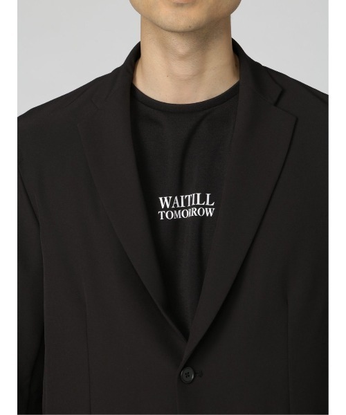 semantic design（セマンティックデザイン）の「セマンティックデザイン アクティブストレッチ 2ボタンジャケット (セットアップ可能)（セットアップ・メンズ・ブラック/グレー系その他2・MEDIUM/LARGE）」の10枚目の写真