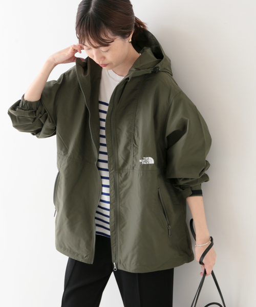SLOBE IENA（スローブイエナ）の「【THE NORTH FACE/ノースフェイス】Compact ジャケット◆（ブルゾン・レディース・ブラック/ベージュ系その他/エメラルドブルー/グリーン・38）」の3枚目の写真