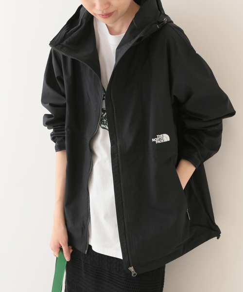 SLOBE IENA（スローブイエナ）の「【THE NORTH FACE/ノースフェイス】Compact ジャケット◆（ブルゾン・レディース・ブラック/ベージュ系その他/エメラルドブルー/グリーン・38）」の8枚目の写真