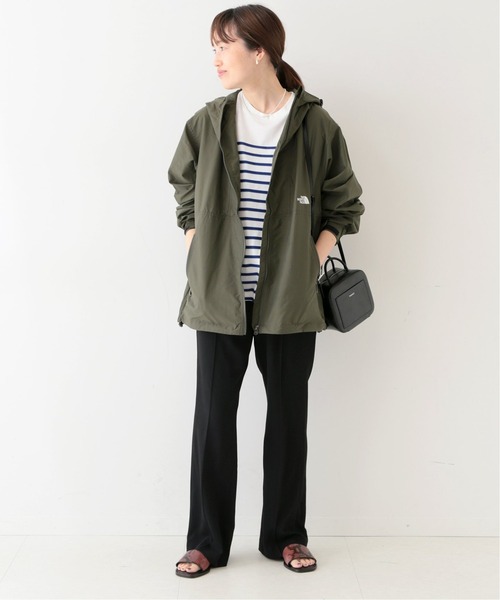 SLOBE IENA（スローブイエナ）の「【THE NORTH FACE/ノースフェイス】Compact ジャケット◆（ブルゾン・レディース・ブラック/ベージュ系その他/エメラルドブルー/グリーン・38）」の21枚目の写真