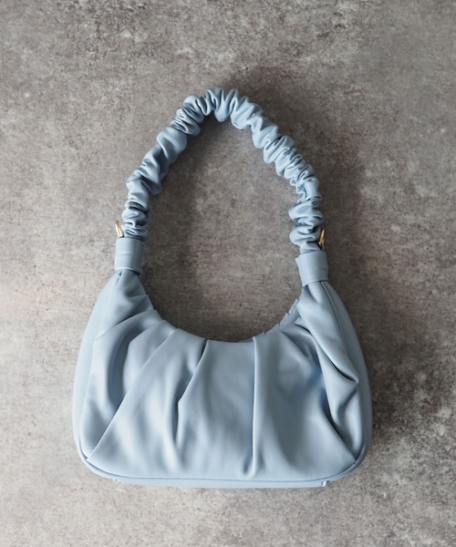 Riberry(リベリー)の「ラウンドギャザーバッグ(ハンドバッグ・レディース・ホワイト/ブルー/パープル/グリーン/ブラック/イエロー・FREE)」の17枚目の写真