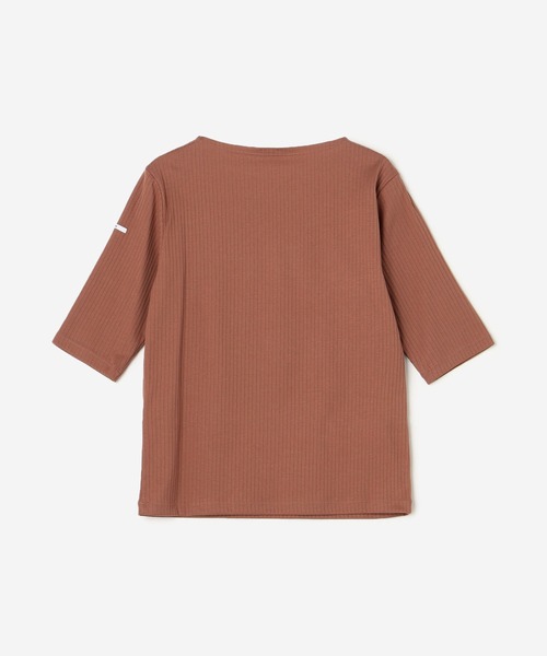 tシャツ ORCIVAL | リブ ボートネック5分袖カットソー WOMEN レディース ORCIVAL tシャツ | リブ ボートネック5分袖カットソー WOMEN