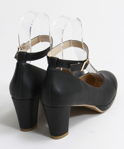 WEGO(ウィゴー)の「WEGO/ストラップパンプス(パンプス・レディース・ホワイト/ブラック/ネイビー・LARGE/MEDIUM)」の10枚目の写真