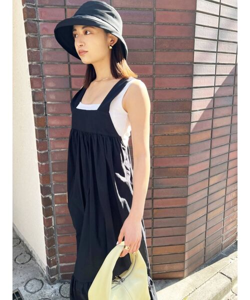 EMODA(エモダ)の「スクエアクロップタンクトップ(タンクトップ・レディース・ホワイト/ブラック/ミント/イエロー・FREE)」の16枚目の写真