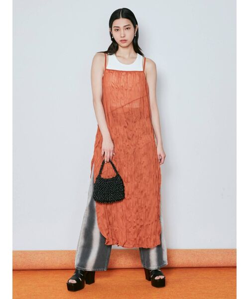 EMODA(エモダ)の「スクエアクロップタンクトップ(タンクトップ・レディース・ホワイト/ブラック/ミント/イエロー・FREE)」の19枚目の写真