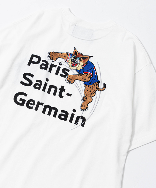 EDIFICE(エディフィス)の「【Paris Saint-Germain】ハンティング ジェルマン刺繍 Tシャツ(Tシャツ/カットソー・メンズ・ブラック/カーキ/ホワイト・MEDIUM/LARGE/SMALL/FREE)」の1枚目の写真