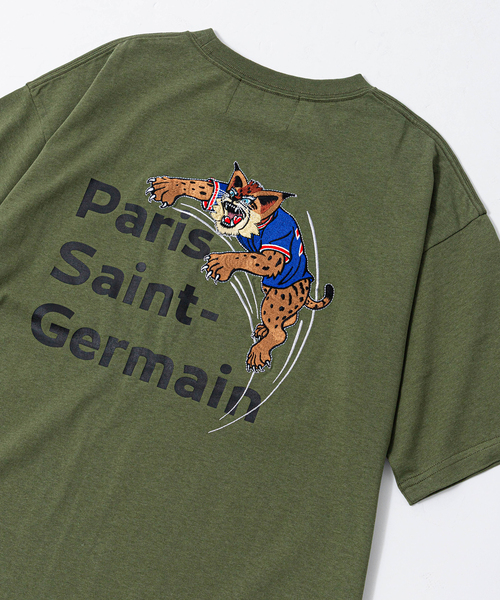 EDIFICE(エディフィス)の「【Paris Saint-Germain】ハンティング ジェルマン刺繍 Tシャツ(Tシャツ/カットソー・メンズ・ブラック/カーキ/ホワイト・MEDIUM/LARGE/SMALL/FREE)」の3枚目の写真