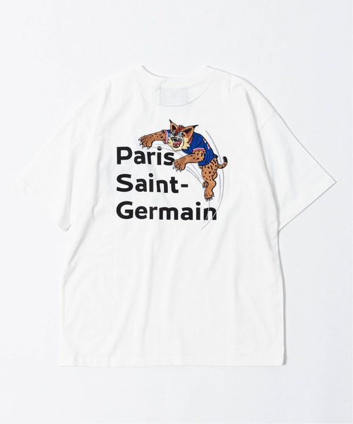 EDIFICE(エディフィス)の「【Paris Saint-Germain】ハンティング ジェルマン刺繍 Tシャツ(Tシャツ/カットソー・メンズ・ブラック/カーキ/ホワイト・MEDIUM/LARGE/SMALL/FREE)」の6枚目の写真