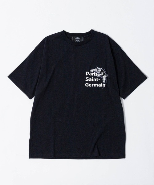 EDIFICE(エディフィス)の「【Paris Saint-Germain】ハンティング ジェルマン刺繍 Tシャツ(Tシャツ/カットソー・メンズ・ブラック/カーキ/ホワイト・MEDIUM/LARGE/SMALL/FREE)」の7枚目の写真