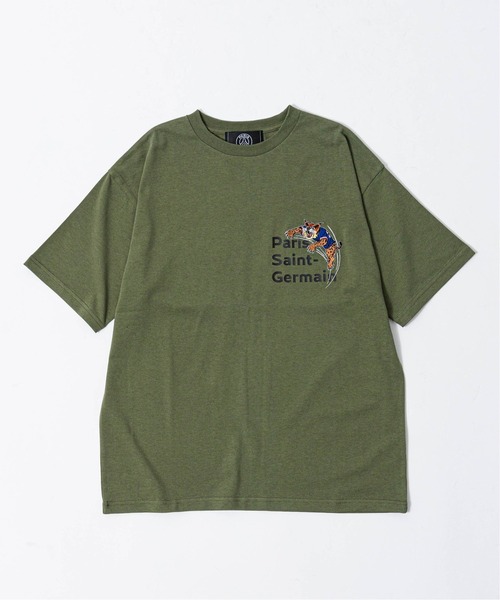 EDIFICE(エディフィス)の「【Paris Saint-Germain】ハンティング ジェルマン刺繍 Tシャツ(Tシャツ/カットソー・メンズ・ブラック/カーキ/ホワイト・MEDIUM/LARGE/SMALL/FREE)」の10枚目の写真