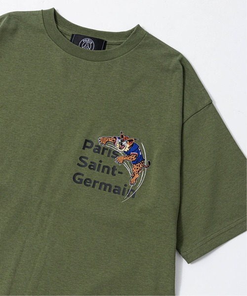 EDIFICE(エディフィス)の「【Paris Saint-Germain】ハンティング ジェルマン刺繍 Tシャツ(Tシャツ/カットソー・メンズ・ブラック/カーキ/ホワイト・MEDIUM/LARGE/SMALL/FREE)」の11枚目の写真