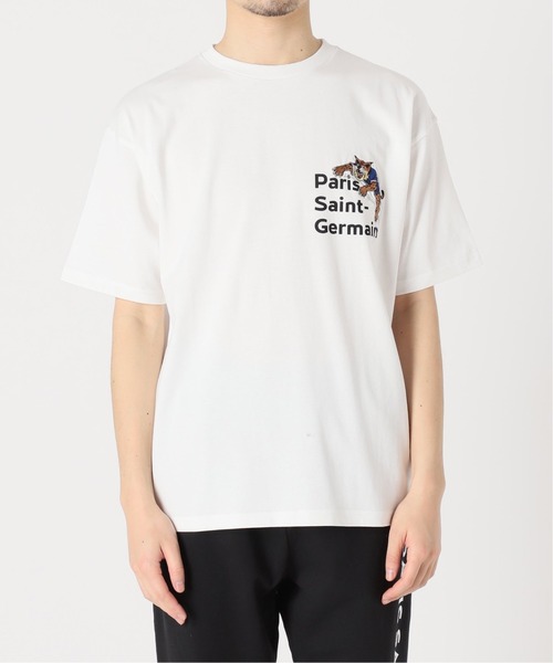 EDIFICE(エディフィス)の「【Paris Saint-Germain】ハンティング ジェルマン刺繍 Tシャツ(Tシャツ/カットソー・メンズ・ブラック/カーキ/ホワイト・MEDIUM/LARGE/SMALL/FREE)」の13枚目の写真
