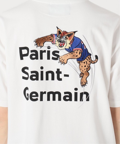 EDIFICE(エディフィス)の「【Paris Saint-Germain】ハンティング ジェルマン刺繍 Tシャツ(Tシャツ/カットソー・メンズ・ブラック/カーキ/ホワイト・MEDIUM/LARGE/SMALL/FREE)」の16枚目の写真