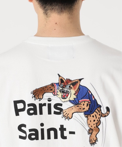 EDIFICE(エディフィス)の「【Paris Saint-Germain】ハンティング ジェルマン刺繍 Tシャツ(Tシャツ/カットソー・メンズ・ブラック/カーキ/ホワイト・MEDIUM/LARGE/SMALL/FREE)」の17枚目の写真